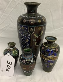 4 Pc Lot of Cloisonne