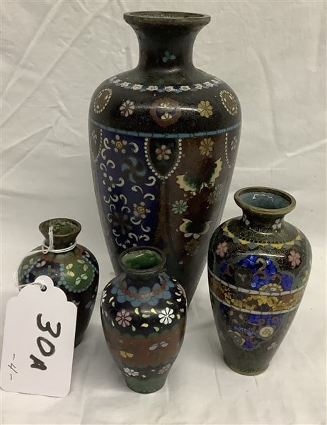 4 Pc Lot of Cloisonne: 4 Pc Lot of Cloisonne