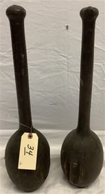 Pr. of 21" Wooden Pins