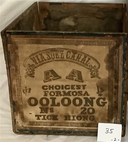 Herbrand Hardware Display and Early Tea Box