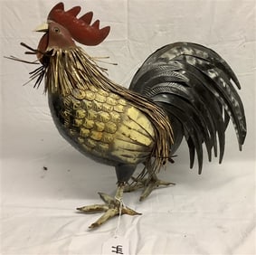 Folk Art 16" Tin Rooster 4 lbs