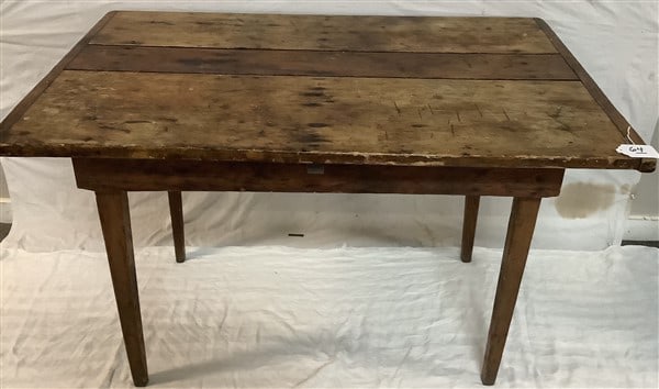 19th Cent. Country Table 29" x 46" x 30"h: 19th Cent. Country Table 29" x 46" x 30"h