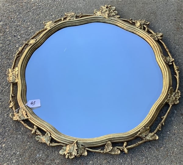 38" Round Exceptional Quality Beveled Glass Mirror - 30 lbs: 38" Round Exceptional Quality Beveled Glass Mirror - 30 lbs