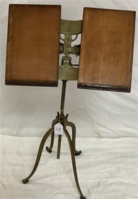 Vintage Book/Bible Stand on Iron Base 38"h - 15 lbs