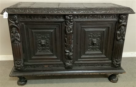 19th Cent. Continental Cabinet 25.5" x 60" x 39"h - 125 lbs