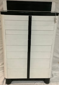 1930s 10 Drawer Medical Cabinet 15" x 30" x 50"h - 125 lbs
