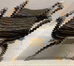 Pr. of Regency Style 30" Upholstered Benches