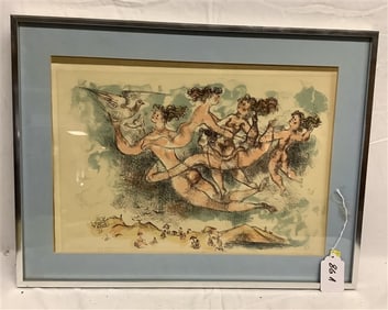Signed and numbered Lithograph
