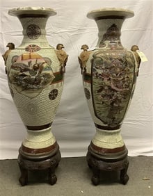 Large Satsuma Floor Vessels 47" - 75lbs