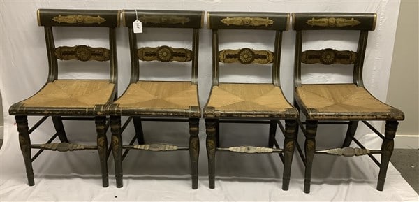 4 Exceptional American Country Chairs: 4 Exceptional American Country Chairs