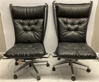 Pr. of Falcon chairs, Design Within Reach