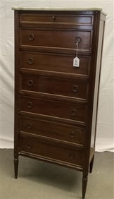 Marble Top 7 Drawer French Semainier