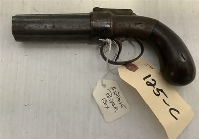 Pepperbox Black Powder Revolver Caliber Unknown - Worcester