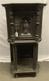 Carved Continental Cabinet