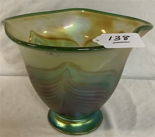 Fusion Z 9.5" Art Glass Vase - 5 lbs