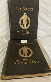 2 "The Soldier" Civil War Books 12" x 17" - 12 lbs