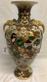 2 Handle 18" Satsuma Vase 5 lbs