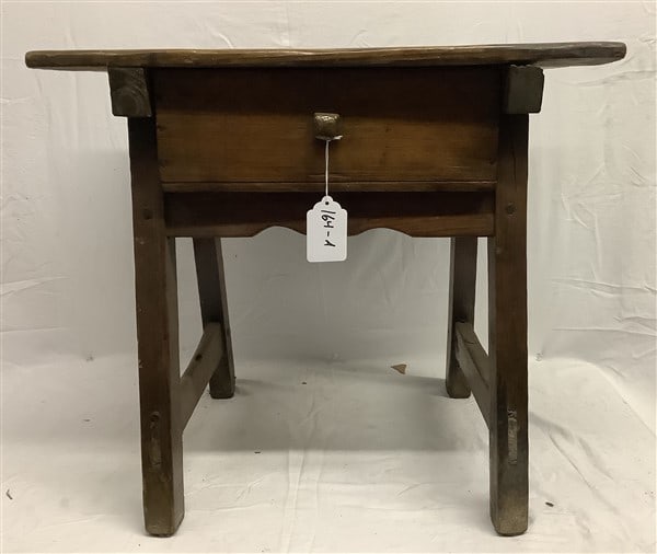 Early Primitive One Drawer Stand with Rose Head Nails - 16" x 24" x 22"h - 10lbs: Early Primitive One Drawer Stand with Rose Head Nails - 16" x 24" x 22"h - 10lbs