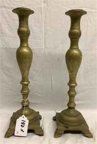 Pr. of 18" Brass Candlesticks 5 lbs