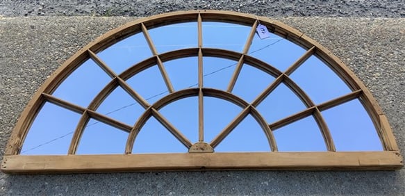 52" Architectural Fan Mirror 29"h - 40 lbs