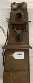 Vintage Telephone - 8" x 8" x 26" 25 lbs