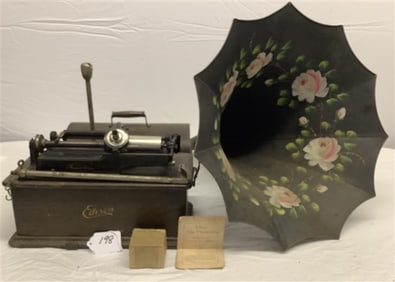 Vintage Edison Home Phonograph 25 lbs