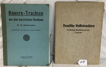 2 Large Books of German Art Prints