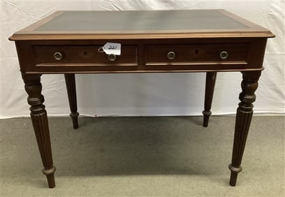 Antique 2 Drawer Walnut Writing Desk 29" x 41" x 32"h