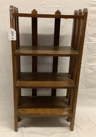 Arts and Crafts Oak 4 Tier 36" Shelf