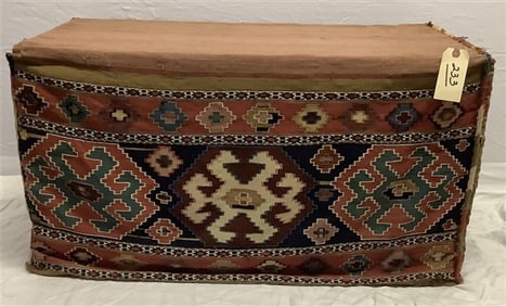 Kilim Clad Box - 18" x 36" x 18"h - 20 lbs