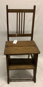 ca. 1900 Metamorphic kitchen Chair/Ladder