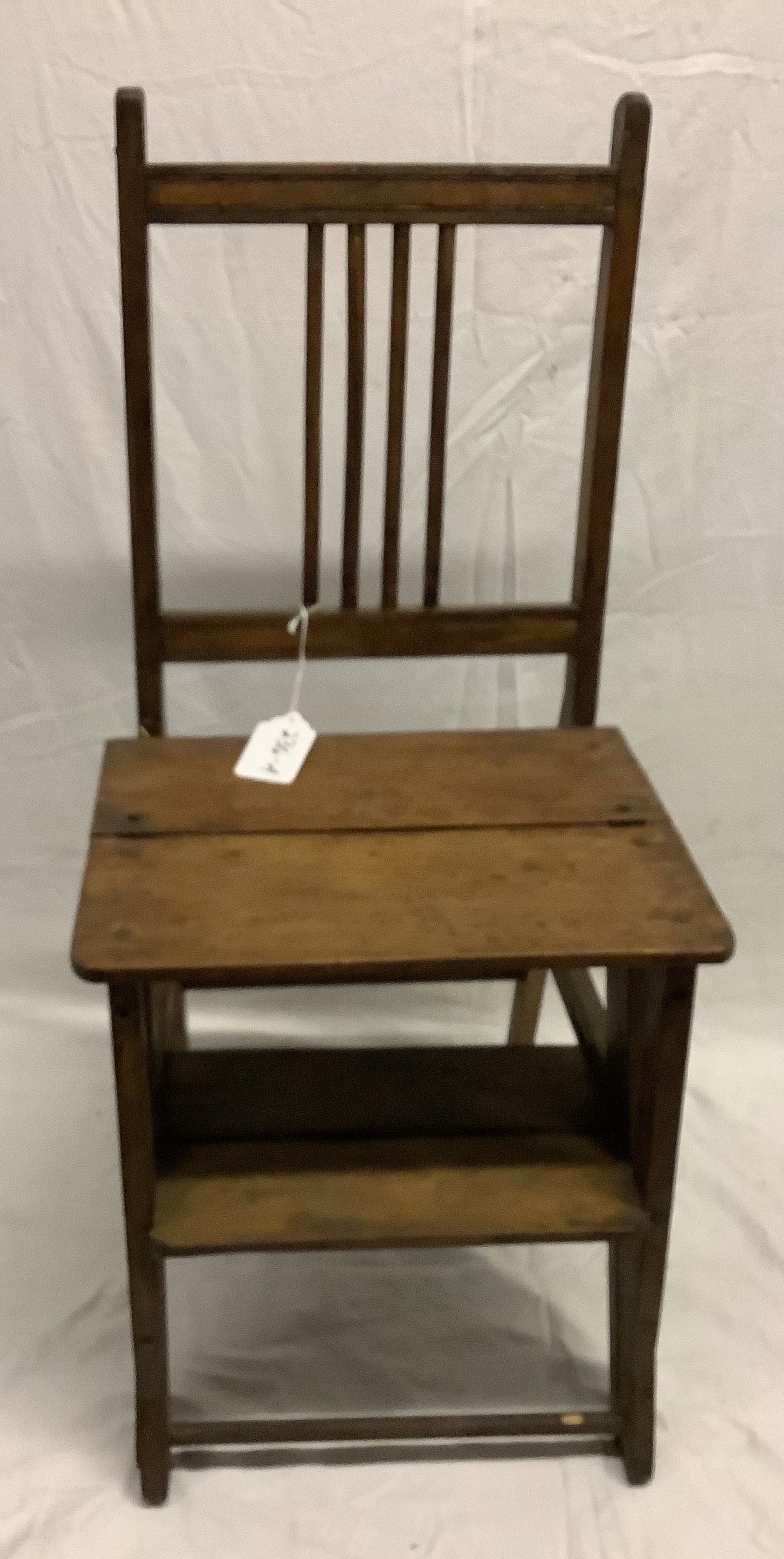 ca. 1900 Metamorphic kitchen Chair/Ladder: ca. 1900 Metamorphic kitchen Chair/Ladder