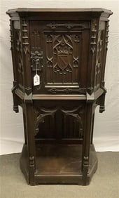 Jacobean 1 Door Oak Cabinet 51" - 50 lbs
