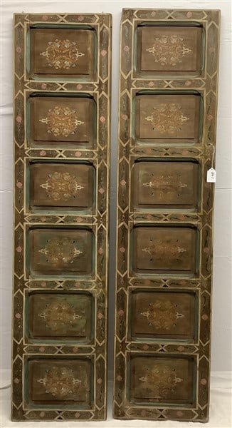2 Hand Painted Mexican Panels 19.5" x 82" - 40 lbs: 2 Hand Painted Mexican Panels 19.5" x 82" - 40 lbs