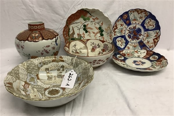 6 Japanese and Chinese Bowls and Plates 6 lbs: 6 Japanese and Chinese Bowls and Plates 6 lbs