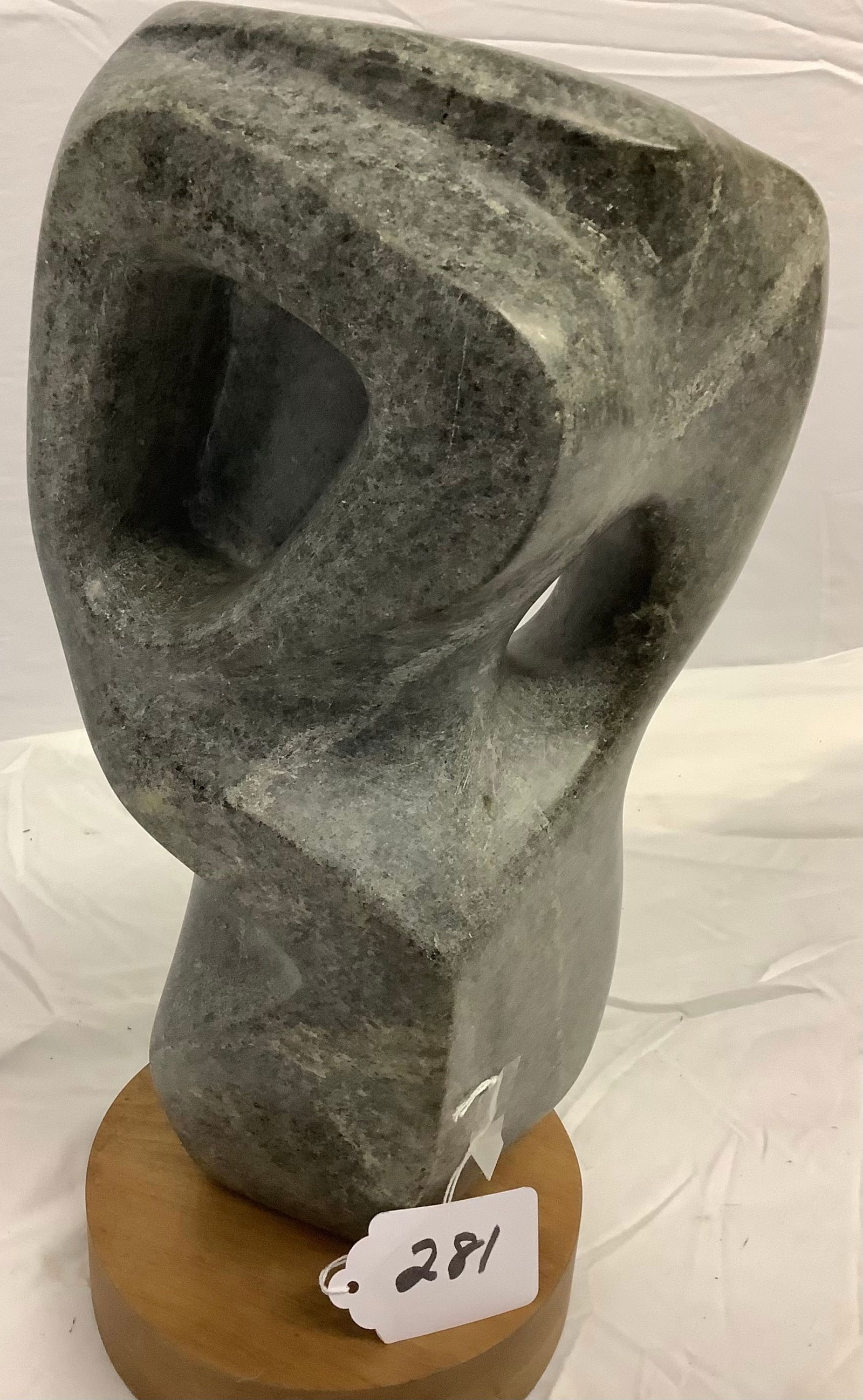 Modern Stone 18" Sculpture 25 lbs: Modern Stone 18" Sculpture 25 lbs