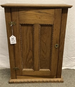 100 Year Old Oak Hanging Cupboard 19" x 27" x 8"d - 15 lbs