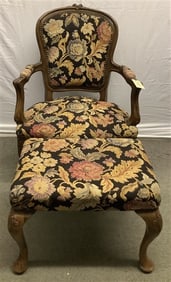 French Style Chair and Ottoman Ernest Le Nano New York - 30 lbs