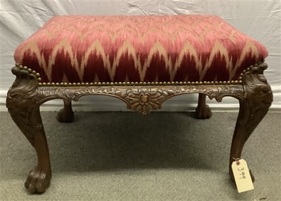 Upholstered 29" Bench with Northwind Heads
