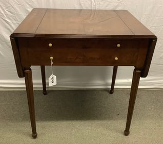 English Enewood Game Table closed - 23" x 28" x 30"h - leaves 10" each,31"h