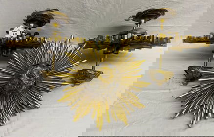 3 Bronze Light Fixtures