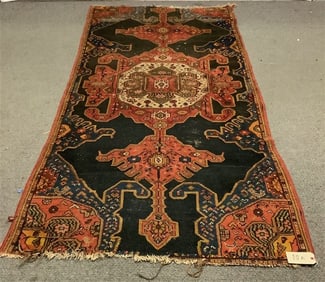 Antique Persian Remnant 3'4" x 7'
