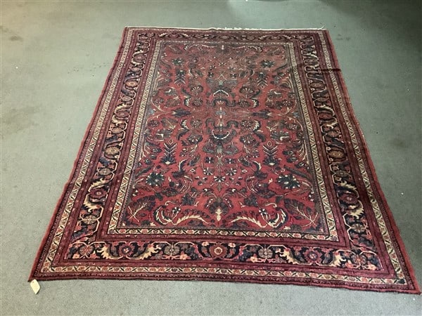 Room Size Antique Persian Rug 8'8" x 12: Room Size Antique Persian Rug 8'8" x 12