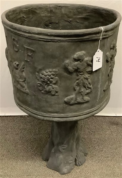 2 Part Resin Planter 32" high: 2 Part Resin Planter 32" high