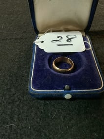 18K Gold Ring .35 oz. Total Weight