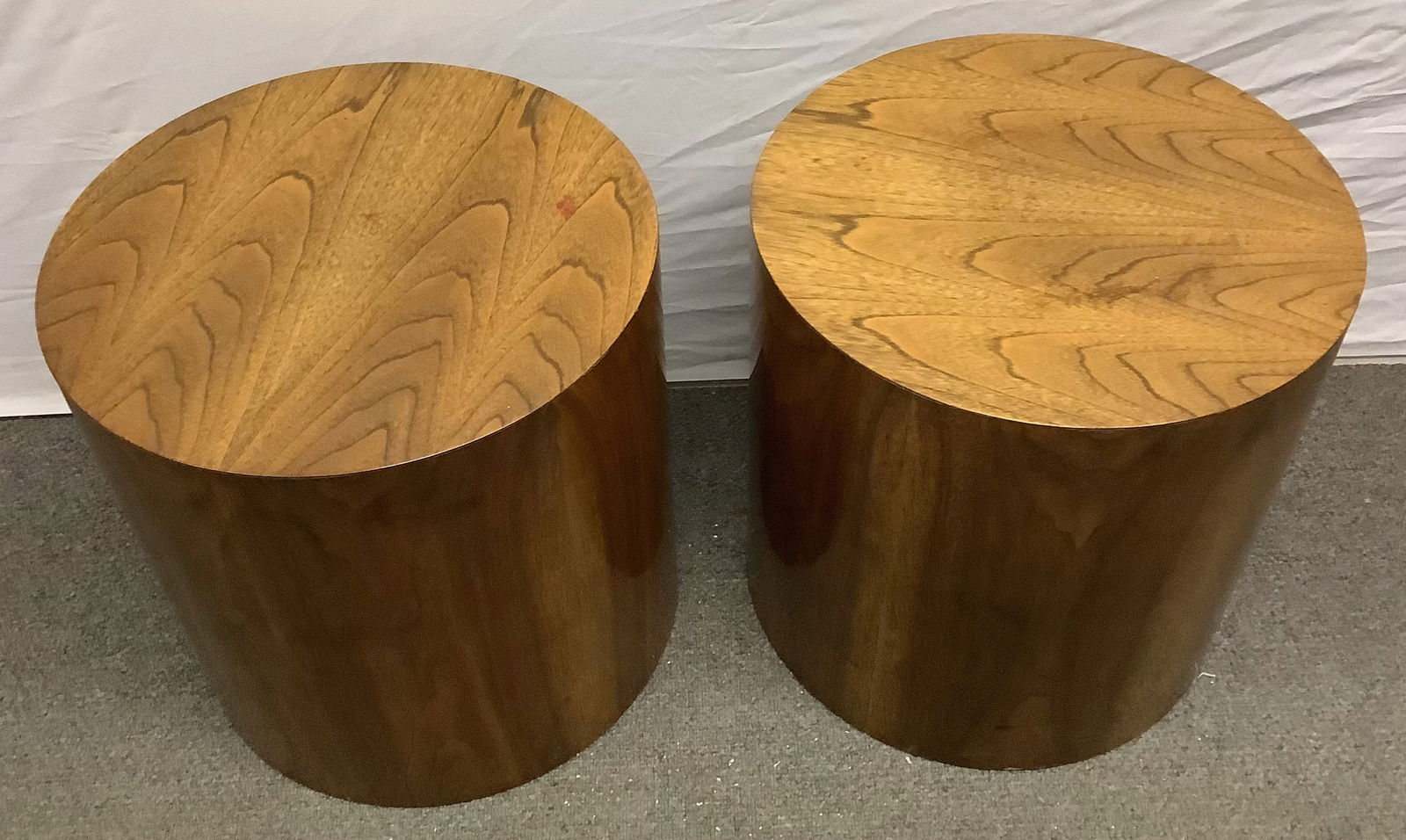 Pr Eames 18" Cylindrical Tables - 2