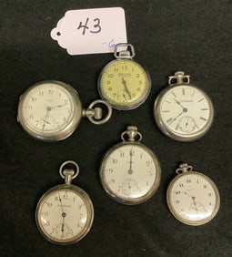 6 Pocket Watches