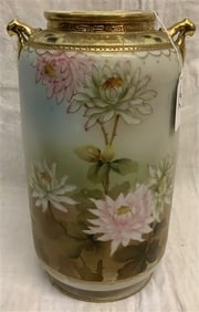 12" Nippon 2 Handle Vase