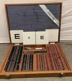 Complete Vintage Optometrists Case ca 1960s
