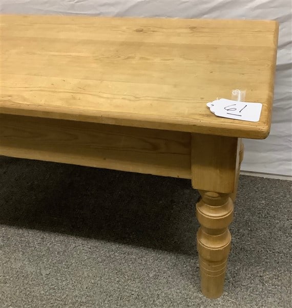 35" Washed Pine Bench - 2